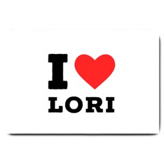 I Love Lori Large Doormat by ilovewhateva