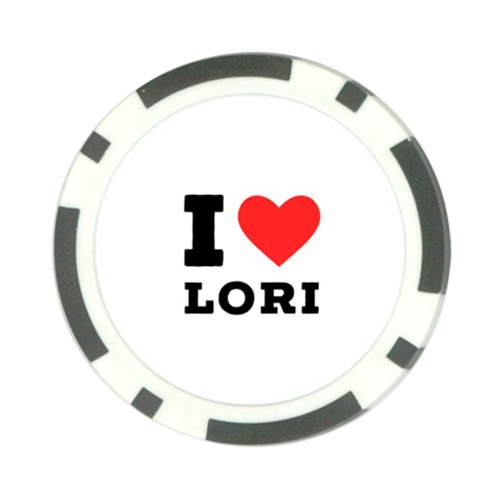 I love lori Poker Chip Card Guard (10 pack)