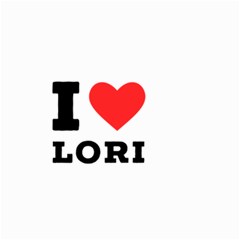 I Love Lori Small Garden Flag (two Sides) by ilovewhateva