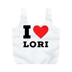 I Love Lori Full Print Recycle Bag (m) by ilovewhateva