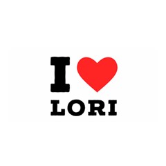 I Love Lori Satin Wrap 35  X 70  by ilovewhateva