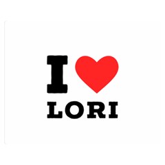 I Love Lori Premium Plush Fleece Blanket (medium) by ilovewhateva