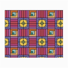 Pattern Geometric Colorful Lines Shapes Small Glasses Cloth