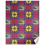 Pattern Geometric Colorful Lines Shapes Canvas 12  x 16  11.86 x15.41  Canvas - 1