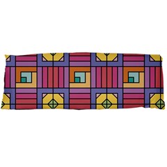 Pattern Geometric Colorful Lines Shapes Body Pillow Case Dakimakura (two Sides)