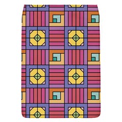 Pattern Geometric Colorful Lines Shapes Removable Flap Cover (s) by Jancukart