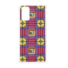 Pattern Geometric Colorful Lines Shapes Samsung Galaxy Note 20 Tpu Uv Case by Jancukart