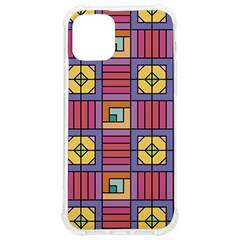 Pattern Geometric Colorful Lines Shapes Iphone 12/12 Pro Tpu Uv Print Case