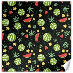 Watermelon Berry Patterns Pattern Canvas 20  X 20 