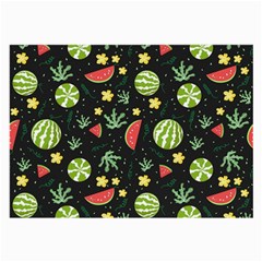 Watermelon Berry Patterns Pattern Large Glasses Cloth by Jancukart