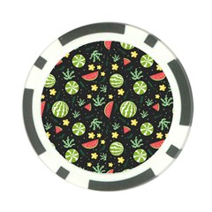 Watermelon Berry Patterns Pattern Poker Chip Card Guard