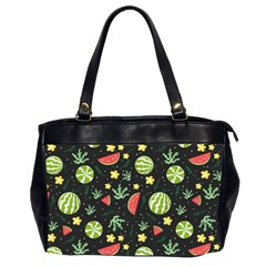 Watermelon Berry Patterns Pattern Oversize Office Handbag (2 Sides)