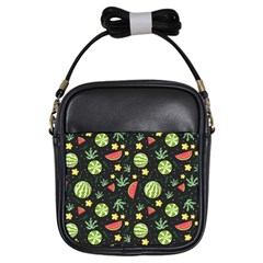 Watermelon Berry Patterns Pattern Girls Sling Bag