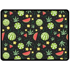 Watermelon Berry Patterns Pattern Fleece Blanket (large)