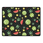 Watermelon Berry Patterns Pattern Fleece Blanket (Small) 50 x40  Blanket Front