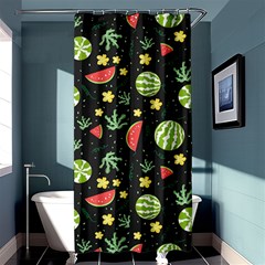 Watermelon Berry Patterns Pattern Shower Curtain 36  X 72  (stall)  by Jancukart