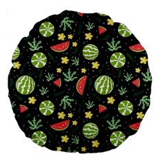 Watermelon Berry Patterns Pattern Large 18  Premium Round Cushions