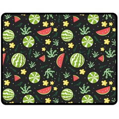 Watermelon Berry Patterns Pattern Two Sides Fleece Blanket (medium)