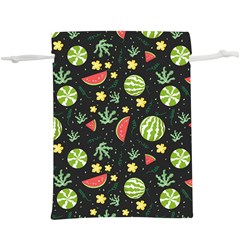 Watermelon Berry Patterns Pattern Lightweight Drawstring Pouch (xl)