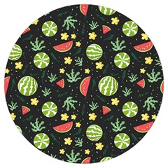 Watermelon Berry Patterns Pattern Round Trivet