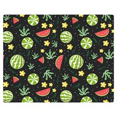 Watermelon Berry Patterns Pattern Premium Plush Fleece Blanket (medium)