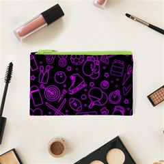 Telegram Pattern Art Patterns Cosmetic Bag (xs)