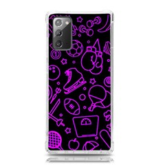 Telegram Pattern Art Patterns Samsung Galaxy Note 20 Tpu Uv Case by Jancukart