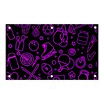 Telegram Pattern Art Patterns Banner and Sign 5  x 3  Front