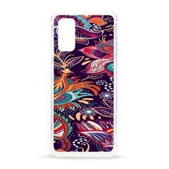 Ornamental Patterns Abstract Flower Pattern Purple Samsung Galaxy S20 6 2 Inch Tpu Uv Case