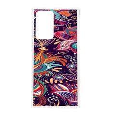 Ornamental Patterns Abstract Flower Pattern Purple Samsung Galaxy Note 20 Ultra Tpu Uv Case