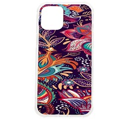 Ornamental Patterns Abstract Flower Pattern Purple Iphone 12 Pro Max Tpu Uv Print Case by Jancukart