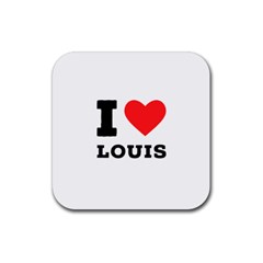 I Love Louis Rubber Coaster (square) by ilovewhateva