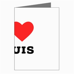 I Love Louis Greeting Cards (pkg Of 8) by ilovewhateva