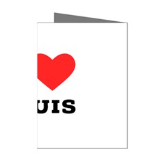 I Love Louis Mini Greeting Cards (pkg Of 8) by ilovewhateva