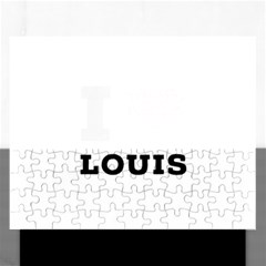 I Love Louis Rectangular Jigsaw Puzzl by ilovewhateva