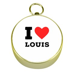 I Love Louis Gold Compasses by ilovewhateva