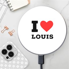 I Love Louis Wireless Fast Charger(white) by ilovewhateva