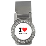 I love philip Money Clips (CZ)  Front