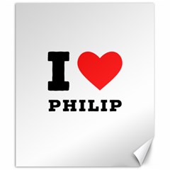 I Love Philip Canvas 20  X 24  by ilovewhateva