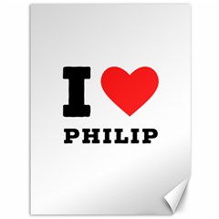 I Love Philip Canvas 36  X 48  by ilovewhateva