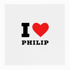 I Love Philip Medium Glasses Cloth by ilovewhateva