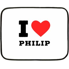 I Love Philip Fleece Blanket (mini) by ilovewhateva