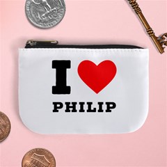 I Love Philip Mini Coin Purse by ilovewhateva