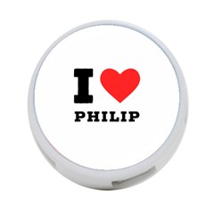 I Love Philip 4-port Usb Hub (two Sides) by ilovewhateva