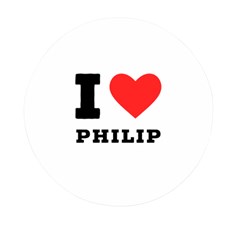 I Love Philip Mini Round Pill Box (pack Of 3) by ilovewhateva