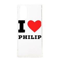 I Love Philip Samsung Galaxy Note 20 Tpu Uv Case