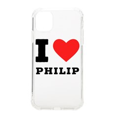 I Love Philip Iphone 11 Tpu Uv Print Case by ilovewhateva