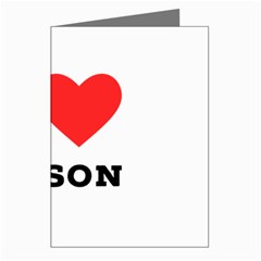 I Love Mason Greeting Cards (pkg Of 8) by ilovewhateva