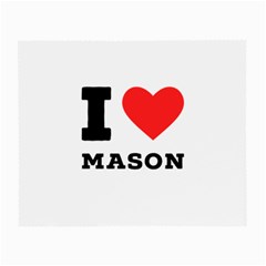 I Love Mason Small Glasses Cloth (2 Sides) by ilovewhateva