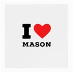 I love mason Medium Glasses Cloth (2 Sides) Front